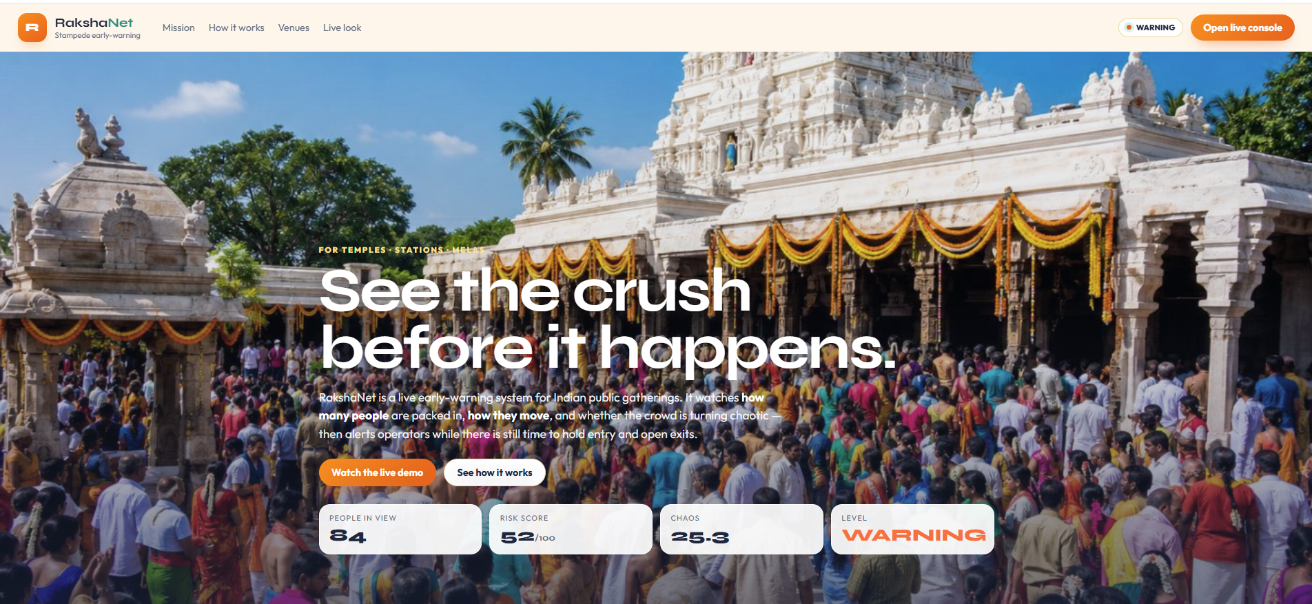 RakshaNet screenshot 1