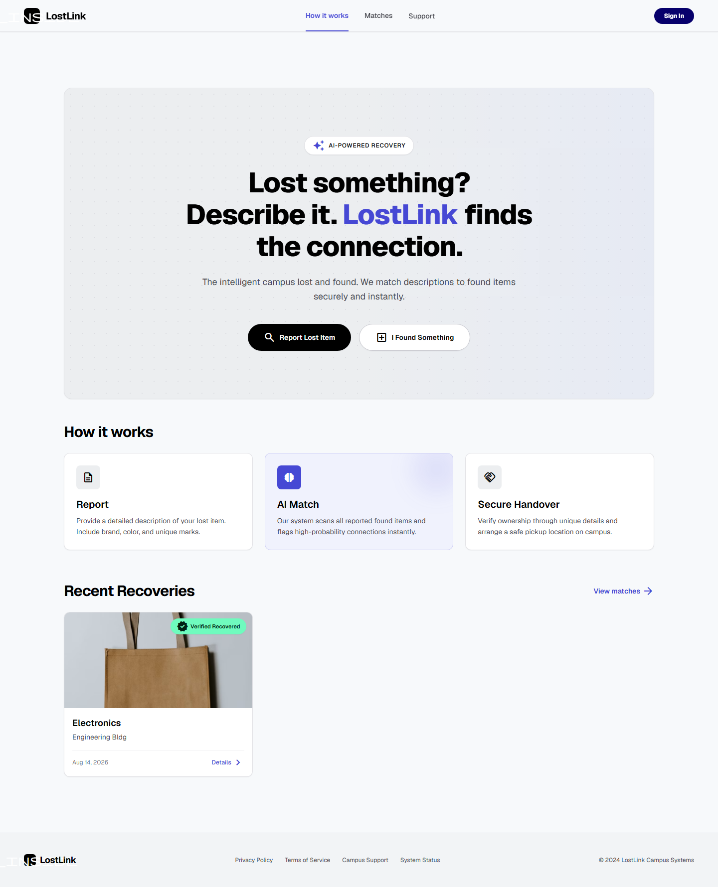 LostLink screenshot 1